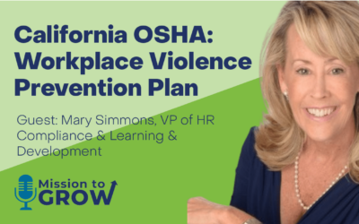 California OSHA: Workplace Violence Prevention Plan