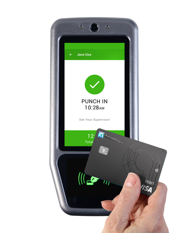 Proximity badge time clock